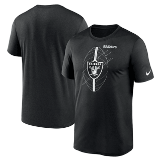 Las Vegas Raiders Black Legend Icon Performance T-Shirt
