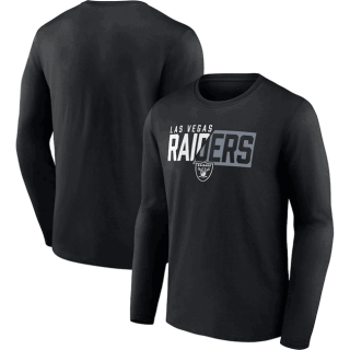 Las Vegas Raiders Black One Two Long Sleeve T-Shirt
