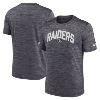 Las Vegas Raiders Black On-Field Sideline Velocity T-Shirt