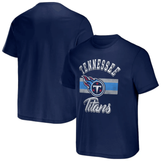 Tennessee Titans Navy X Darius Rucker Collection Stripe T-Shirt