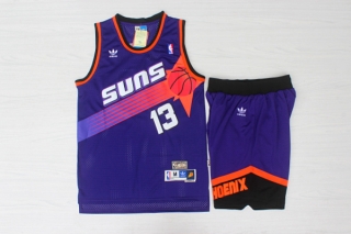 Suns-13-Steve-Nash-Purple-Hardwood-Classics-Jersey(With-Shorts)