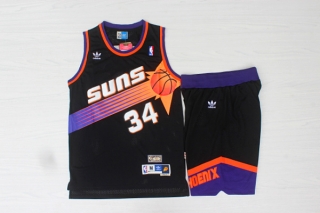 Suns-34-Charles-Barkley-Black-Hardwood-Classics-Jersey(With-Shorts)