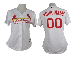Cardinals-White-Customized-Women-New-Cool-Base-Jersey