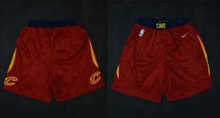 Cavaliers-Red-Nike-2017-18-Autentic-Shorts