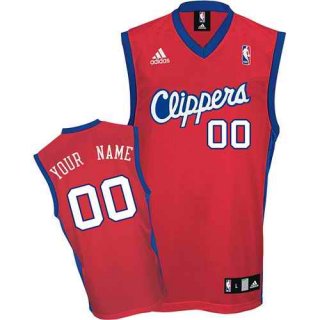 Los-Angeles-Clippers-Custom-red-adidas-Road-Jersey-4413-42173