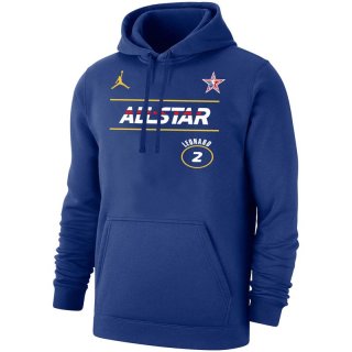 #2 leonard all star blue hoodies