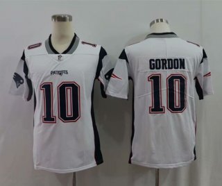Nike-Patriots-10-James-Gordon-White-Vapor-Untouchable-Limited-Jersey