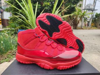 Jordan 11 red men shoes