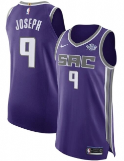Sacramento Kings Purple #9 Cory Joseph Icon Edition Stitched NBA Jersey