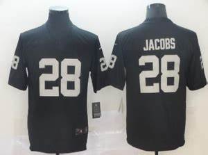 Raiders-28-Josh-Jacobs black jersey