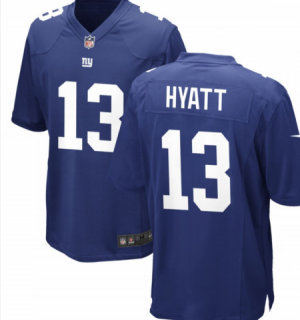 GIANTS #13HYATT blue jersey