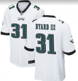 Philadelphia Eagles #31 Byard III white jersey