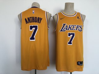 Los Angeles Lakers #7 yellow jersey