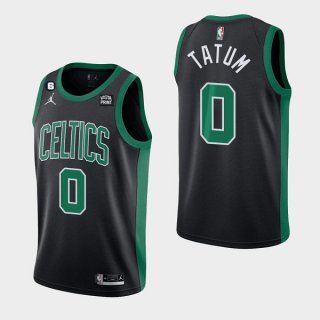 Men's Boston Celtics #0 Jayson Tatum black