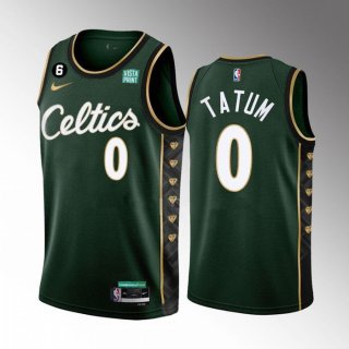 Men's Boston Celtics #0 Jayson Tatum green