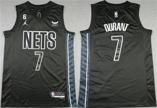 Men's Brooklyn Nets #7 Kevin Durant Black