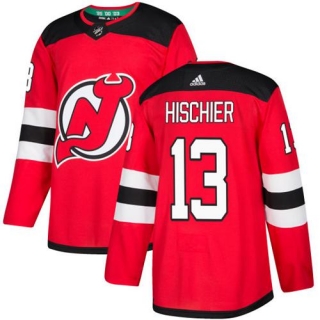 Adidas New Jersey Devils #13 Nico Hischier Red Stitched NHL Jersey