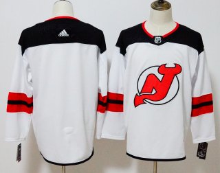 Adidas New Jersey Devils White Stitched NHL Jersey