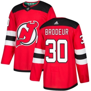 New Jersey Devils #30 Martin Brodeur Red Stitched NHL Jersey
