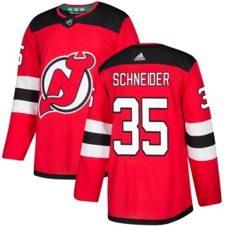 New Jersey Devils #35 Cory Schneider Red Stitched NHL Jersey