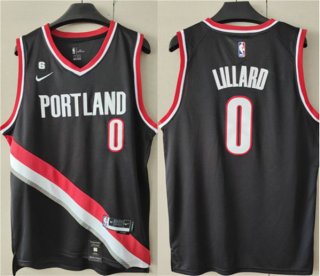 Men's Portland Trail Blazers #0 Damian Lillard