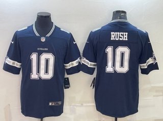 Dallas Cowboys #10 Cooper Rush Navy Stitched Football Jersey
