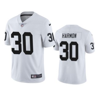 Las Vegas Raiders #30 Duron Harmon White Vapor Untouchable Limited Stitched