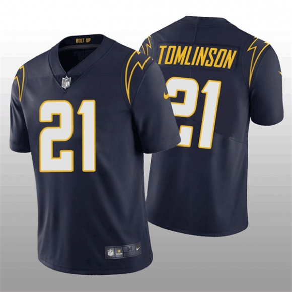 Los Angeles Chargers #21 LaDainian Tomlinson Navy Vapor Untouchable Limited