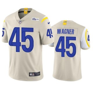 Los Angeles Rams #45 Bobby Wagner Bone Vapor Untouchable Limited Stitched
