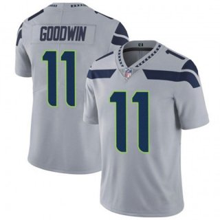 Seattle Seahawks #11 Marquise Goodwin Gray Vapor Untouchable Limited Stitched