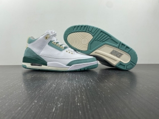 Air Jordan 3 white green shoes 36-47