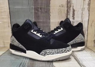 Jordan 3 black men shoes