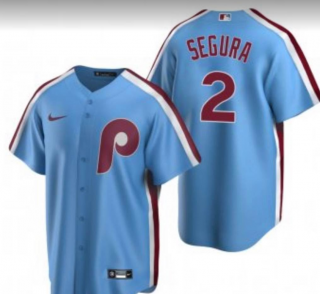 Philadelphia Phillies #2 Segura blue jersey