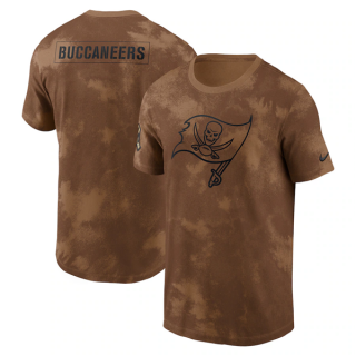 Tampa Bay Buccaneers 2023 Brown Salute To Service Sideline T-Shirt