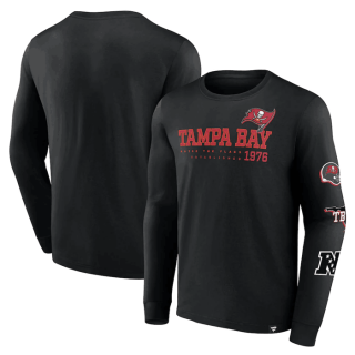 Tampa Bay Buccaneers Black High Whip Pitcher Long Sleeve T-Shirt