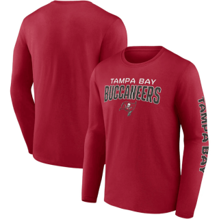 Tampa Bay Buccaneers Red Go The Distance Long Sleeve T-Shirt