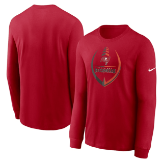 Tampa Bay Buccaneers Red Icon Legend Performance Long Sleeve T-Shirt