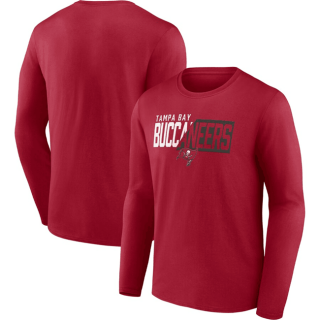 Tampa Bay Buccaneers Red One Two Long Sleeve T-Shirt