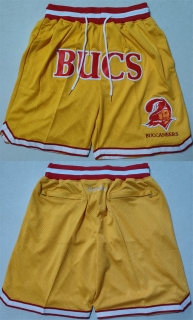 Tampa Bay Buccaneers Yellow Shorts (Run Smaller)