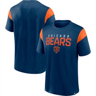 Chicago Bears NavyOrange Home Stretch Team T-Shirt