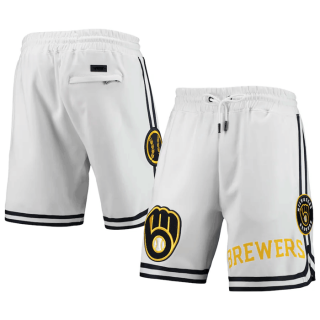 Milwaukee Brewers White Shorts