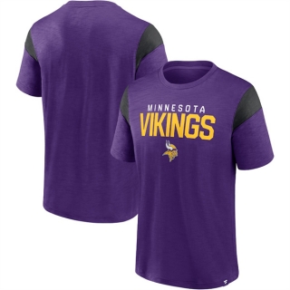 Minnesota Vikings PurpleBlack Home Stretch Team T-Shirt