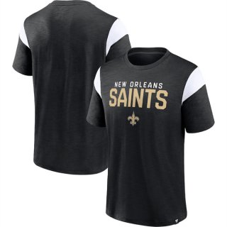 New Orleans Saints BlackWhite Home Stretch Team T-Shirt