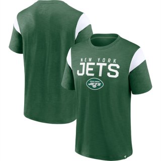 New York Jets GreenWhite Home Stretch Team T-Shirt