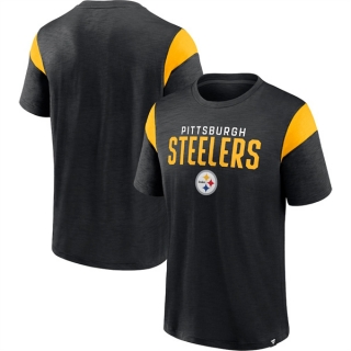 Pittsburgh Steelers Black Home Stretch Team T-Shirt