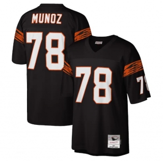 Cincinnati Bengals #78 Anthony Munoz Black Stitched Jersey