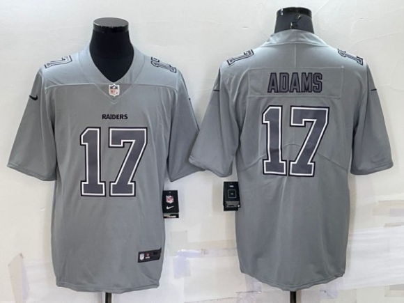 Dallas Cowboys #17 Davante Adams Gray Atmosphere Fashion Stitched