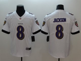 Baltimore Ravens #8 white jersey