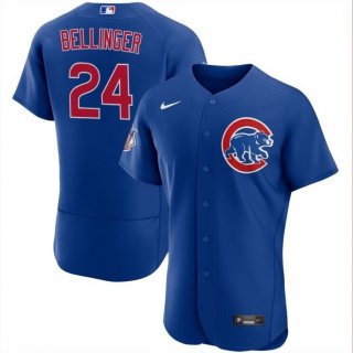 Chicago Cubs #24 Cody Bellinger Royal Flex Base Stitched Baseball Jersey
