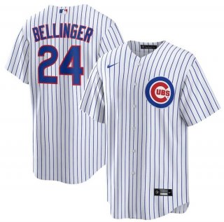 Chicago Cubs #24 Cody Bellinger White Cool Base Stitched Baseball Jersey